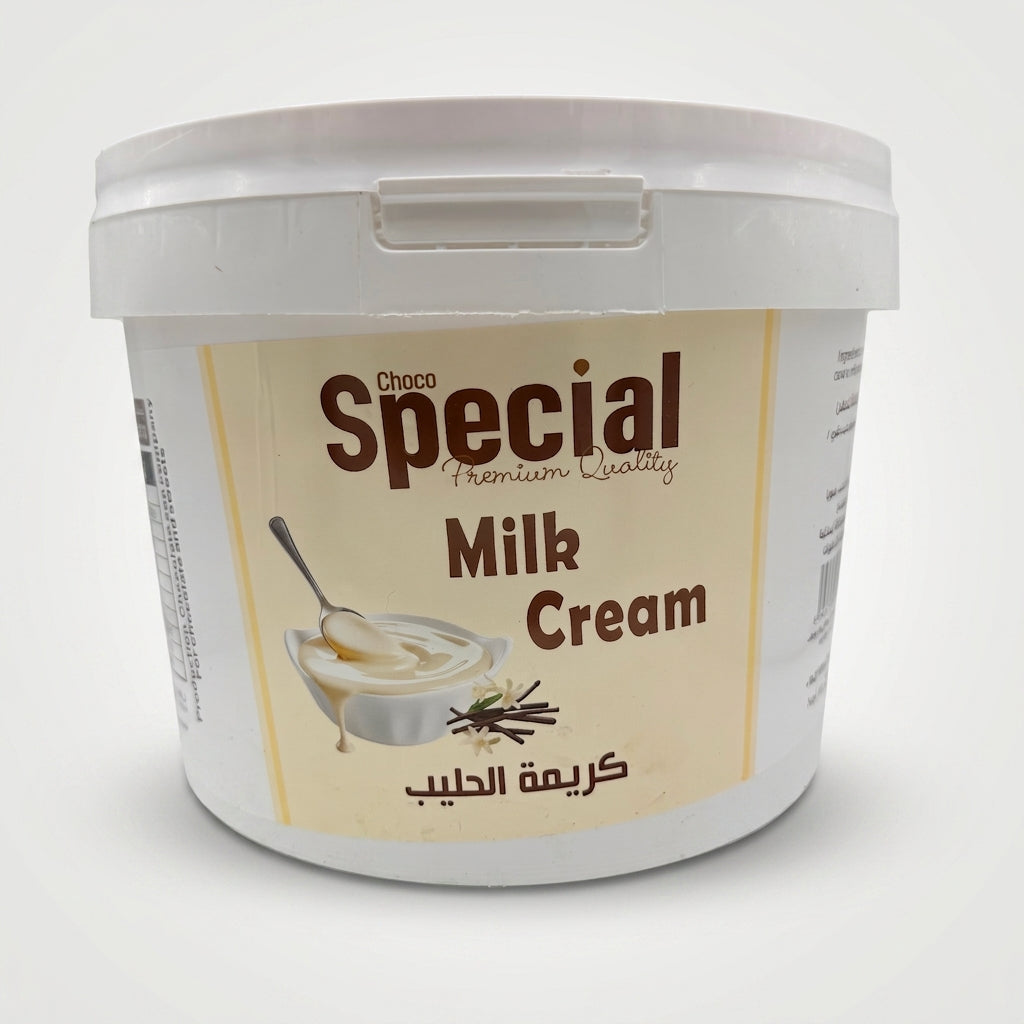 Choco Special Premium Milk Cream 5kg - Vanilla Flavored Filling