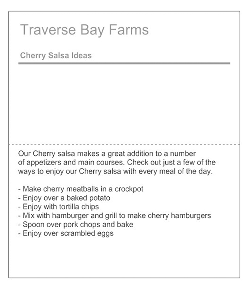 Cherry Salsa - Medium, 16 oz