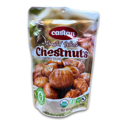 Castan Roasted Whole Chestnuts Snack – 6 Pack