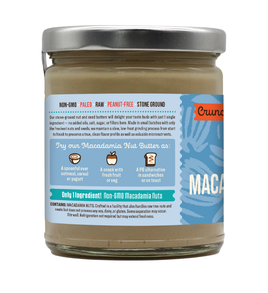 Crunchy Macadamia Nut Butter