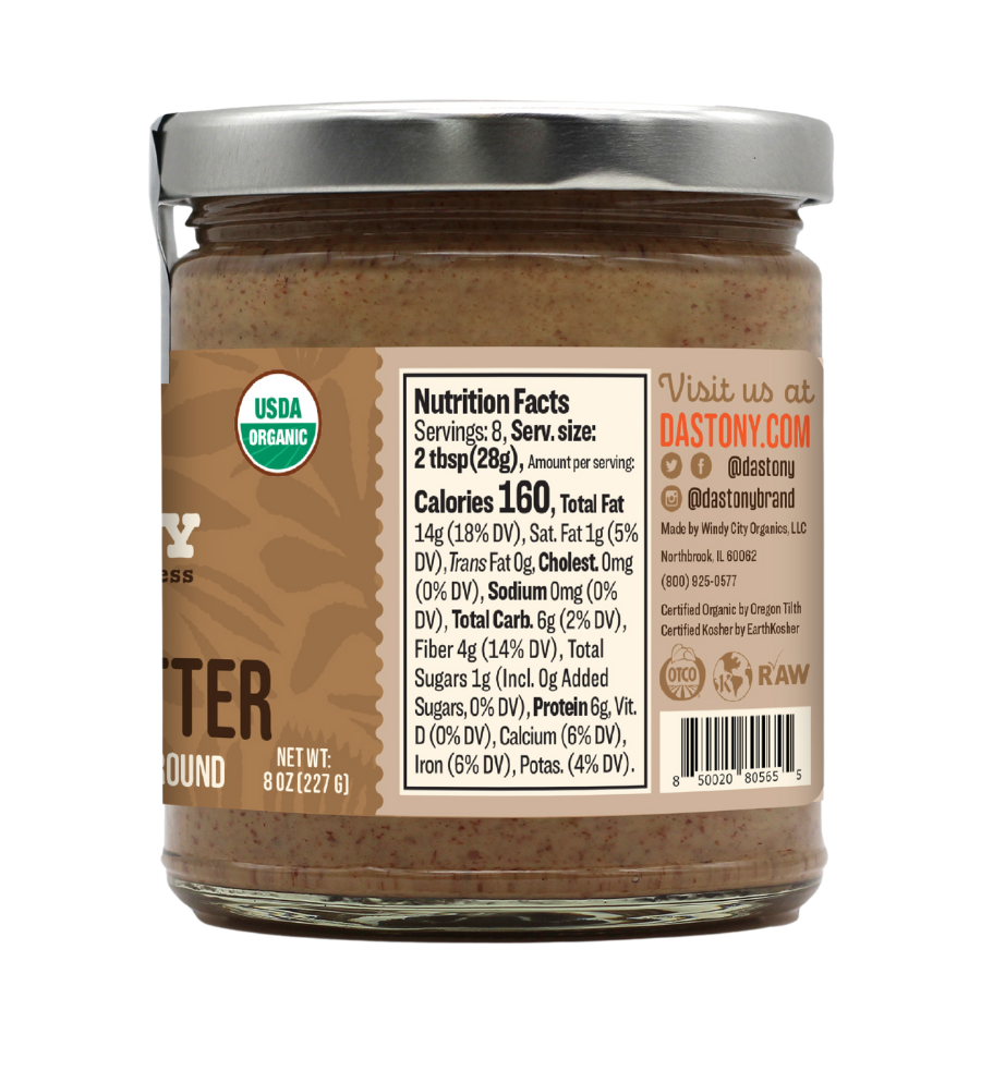 Crunchy Sprouted Almond Butter