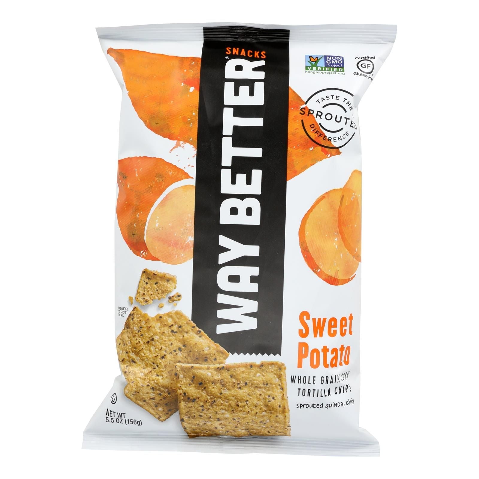 Way Better Snacks Tortilla chips - Sweet Potato - case Of 12 - 55 Oz(D0102H5K1X2)