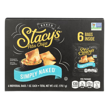 Staceys Pita chips - Simply Naked - 1 Oz - case Of 72(D0102H5K6XP)