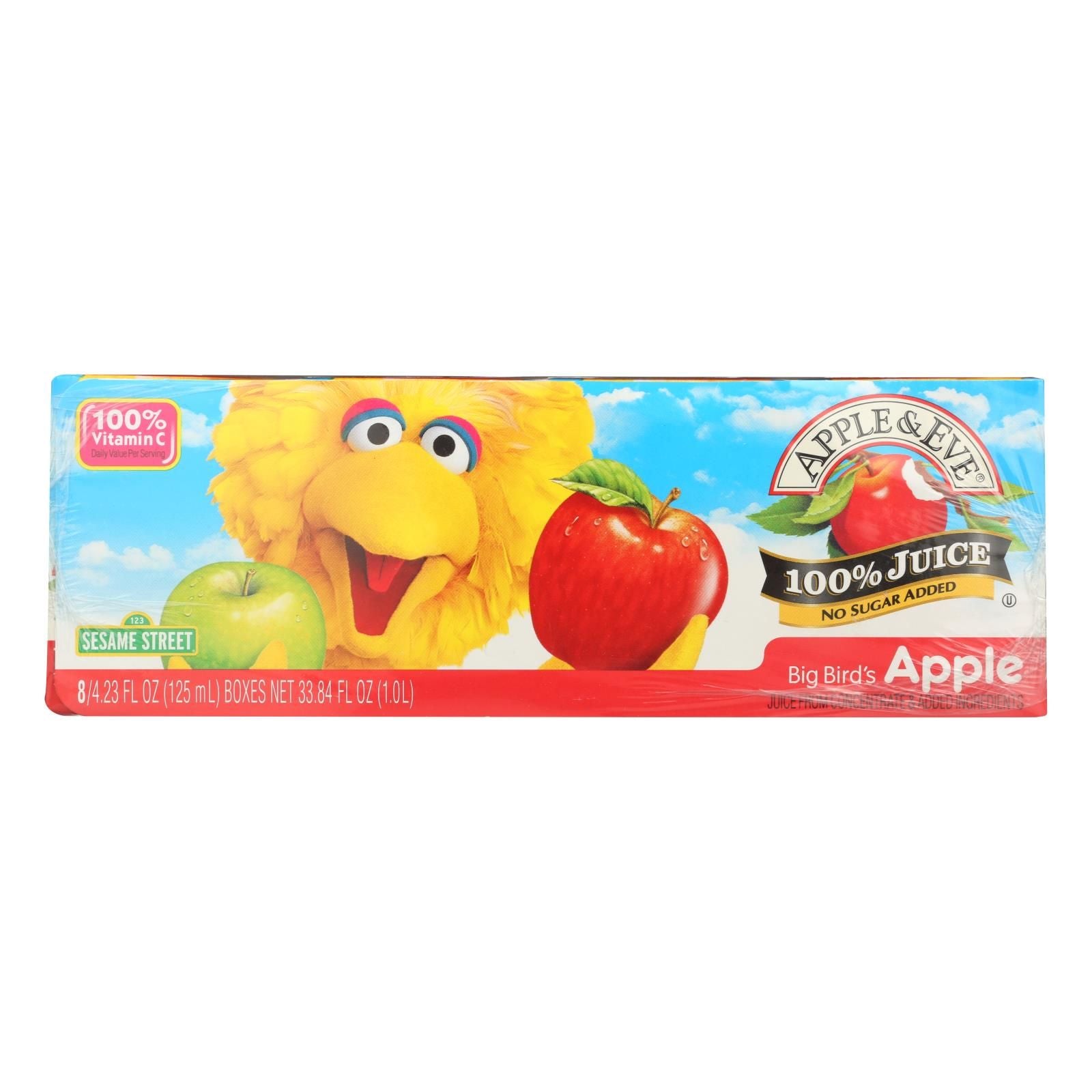 Apple And Eve Sesame Street Big Birds Juice Apple  case Of 6  6 Bags(D0102H5KcRP)