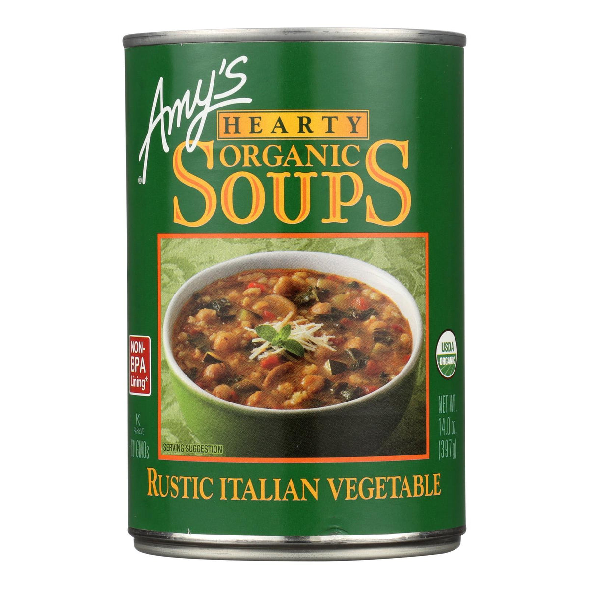 Amys - Organic Soup - Vegetarian Hearty Italian - Case Of 12 - 14 Oz(D0102H5Kh56)