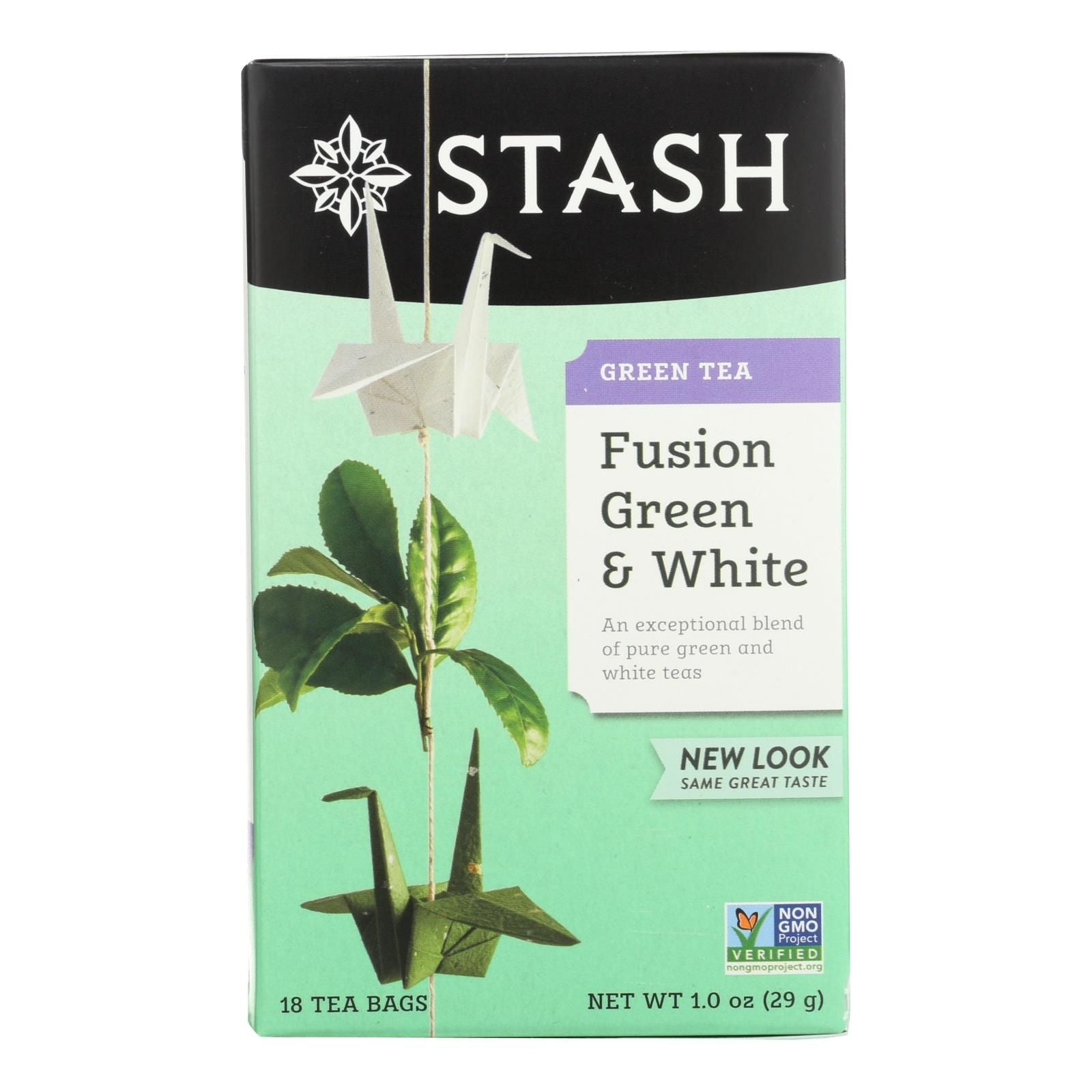 Stash Tea green And White Fusion - 18 Tea Bags - case Of 6(D0102H5W32P)