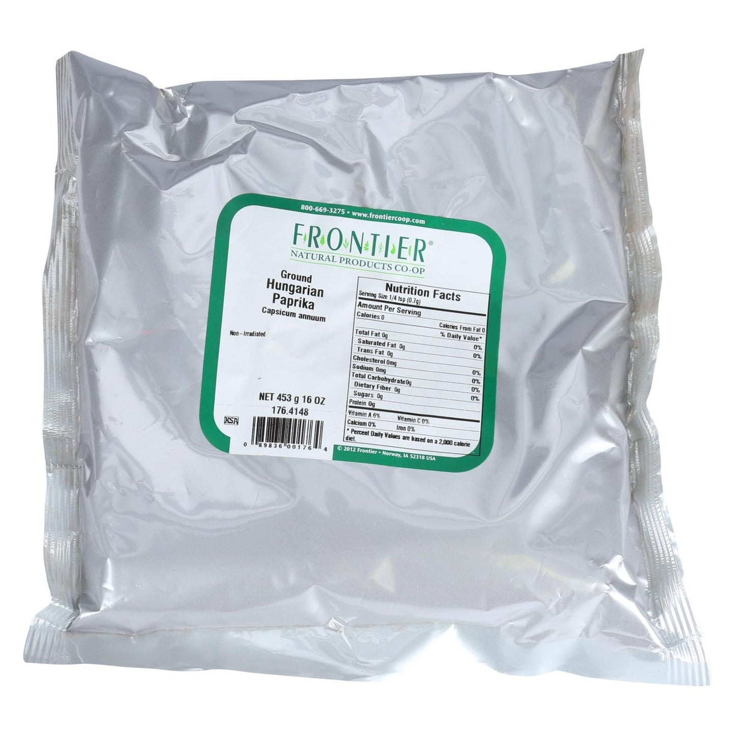 Frontier Herb Paprika Powder Hungarian ground  Single Bulk Item  1lb(D0102H5WKUX)