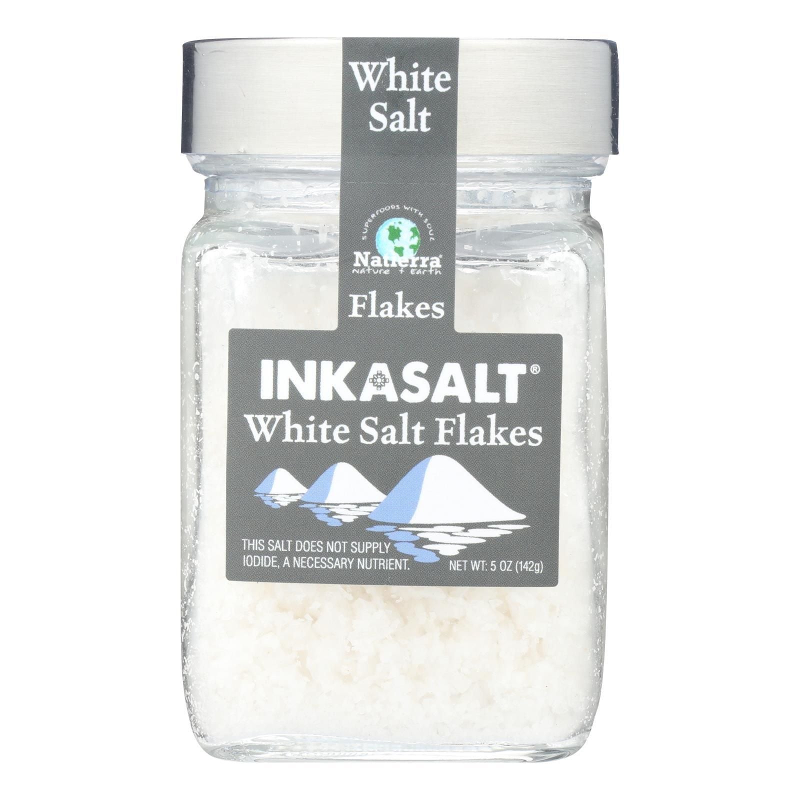 Natierra White Salt Flakes  Case of 6  5.00 OZ(D0102H7AXC7.)