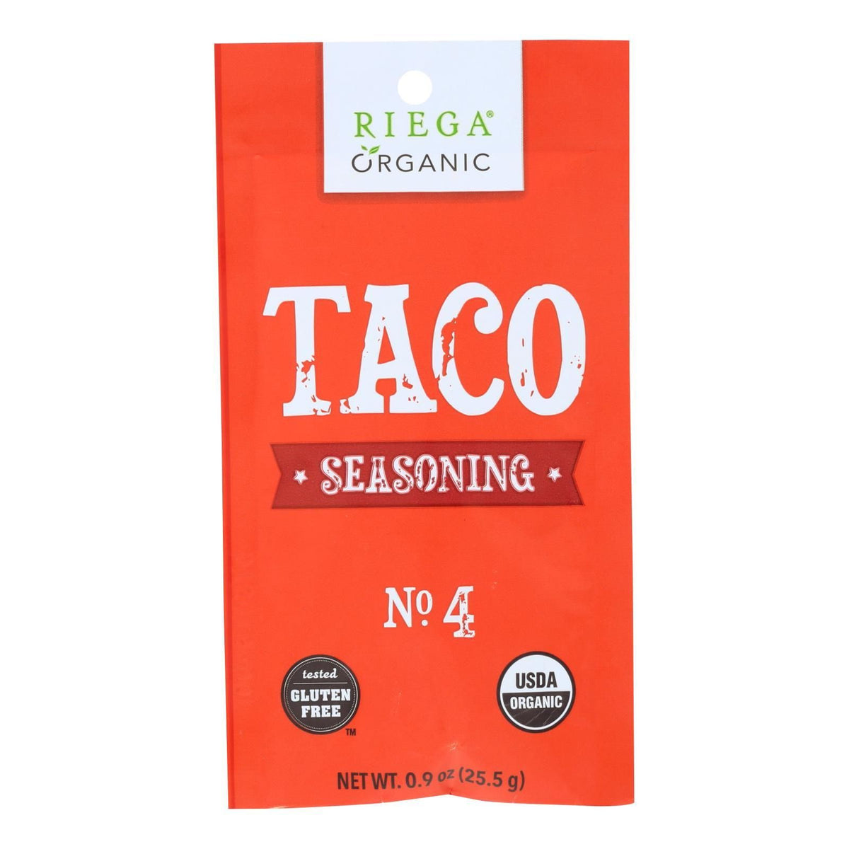 Riega Foods Seasoning - Organic - Taco - No. 4 - .9 oz - case of 8(D0102HH3QE7.)