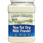 Non Fat Dry Milk Powder - 3 Pounds / 1.36 Kilo Jar (42+ Servings) - Proudly Made In America - Healthy Nourishing Essentials By G