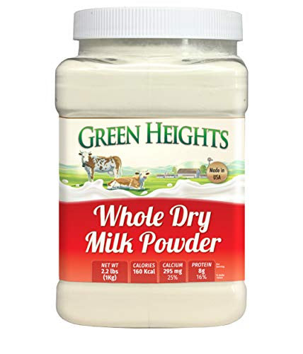 Whole Dry Milk Powder - 2.2 Pounds / 1 Kilo Jar (30+ Servings) - Proudly Made in America - Healthy Nourishing Essentials by Gree
