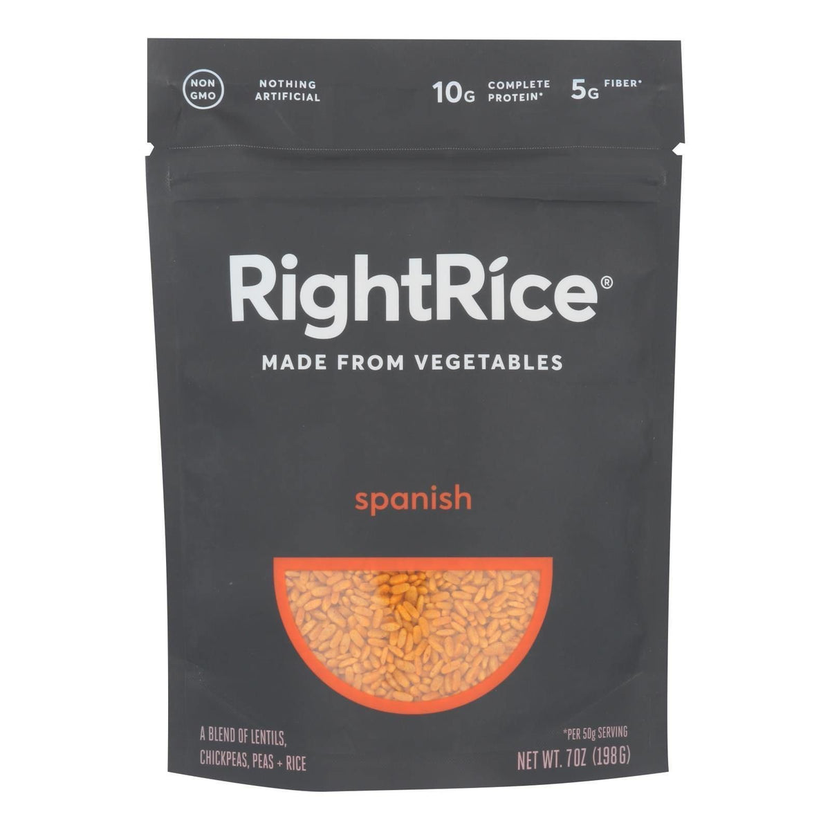 Right Rice - Made From Vegetables - Spanish - Case of 6 - 7 oz.(D0102HX2SY7.)