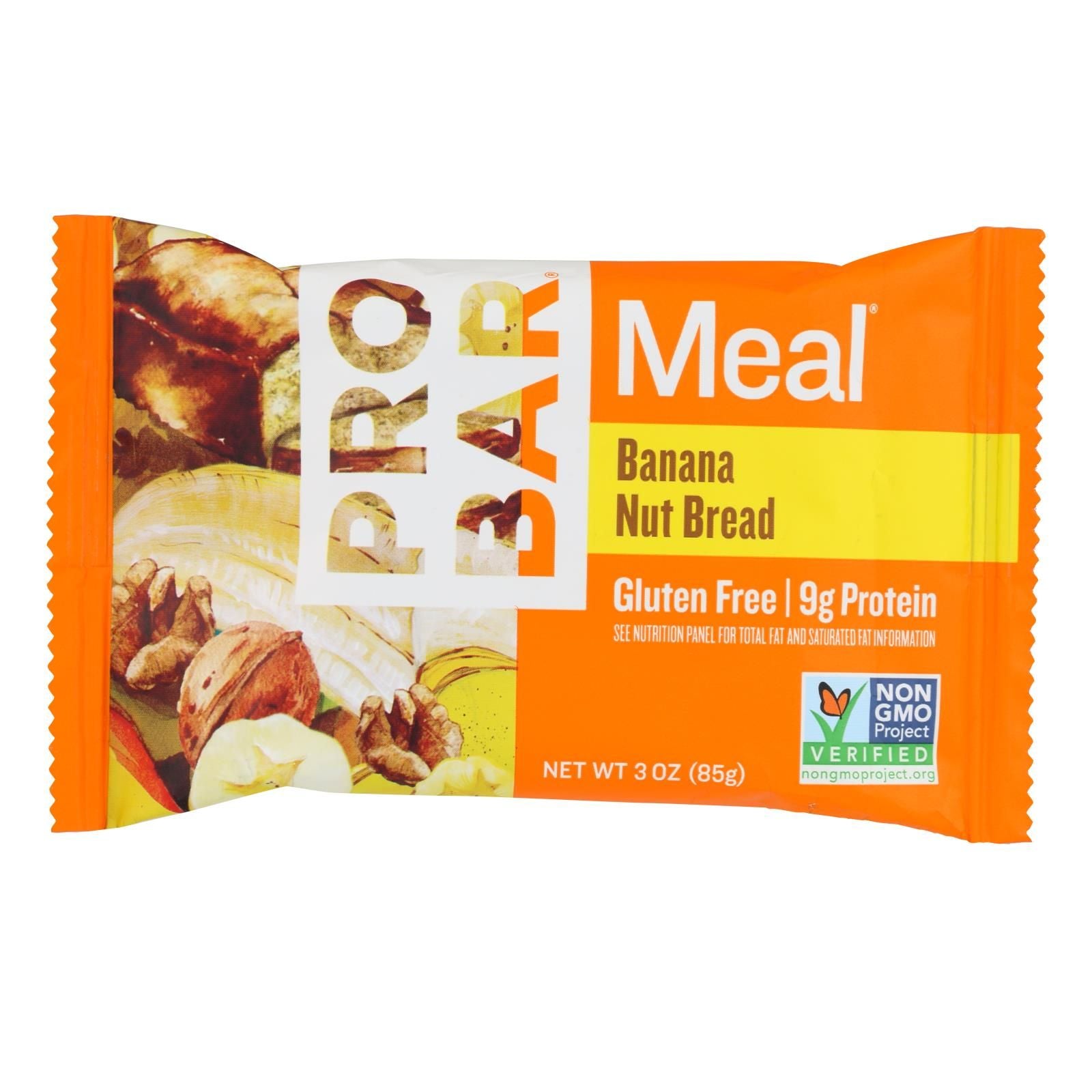 Probar Meal Bar, Banana Nut Bread  - Case of 12 - 3 OZ(D0102HX7I4A.)