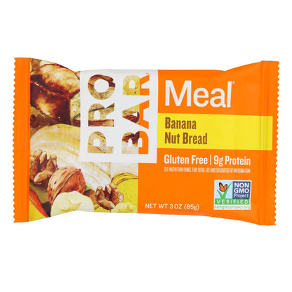 Probar Meal Bar, Banana Nut Bread  - Case of 12 - 3 OZ(D0102HX7I4A.)