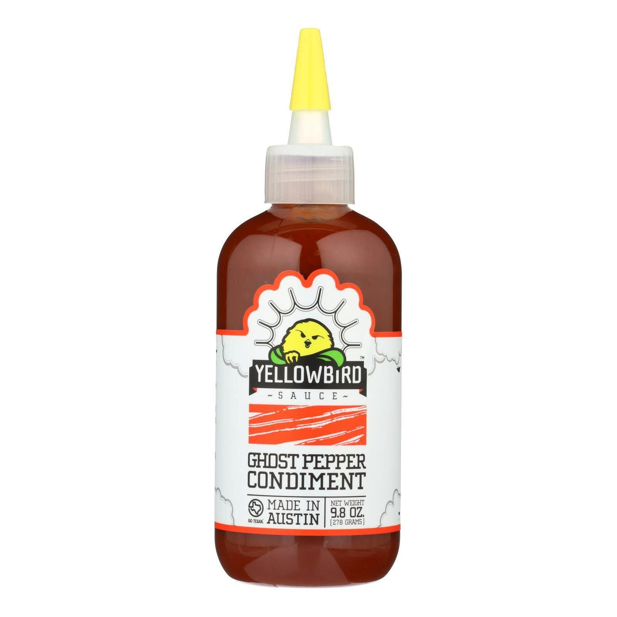 Yellowbird Sauce Ghost Pepper Condiment - Case of 6 - 9.8 OZ(D0102HXP19Y.)