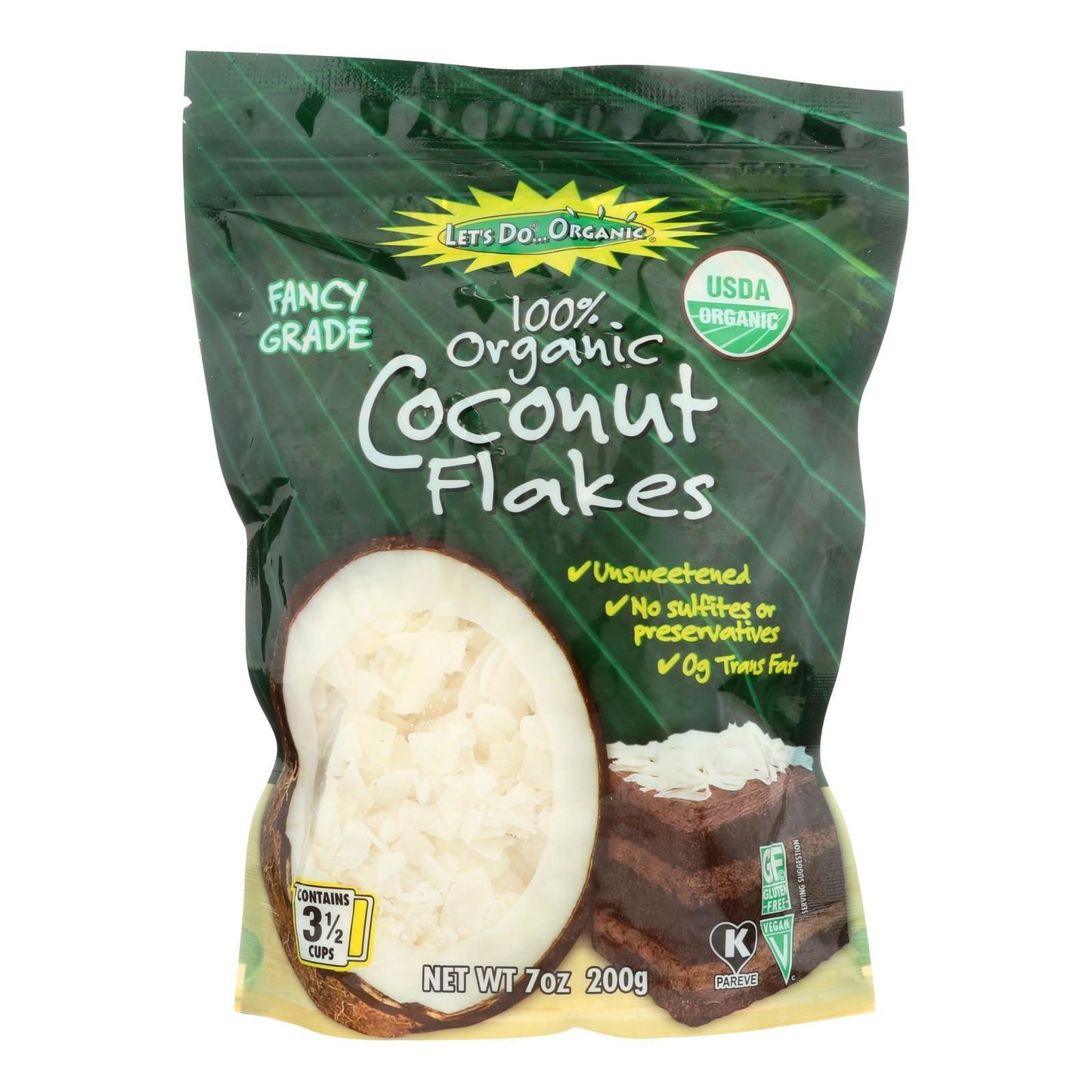 Lets Do Organics Coconut Flakes - Case of 12 - 7 oz.(D0102HXX4I7.)