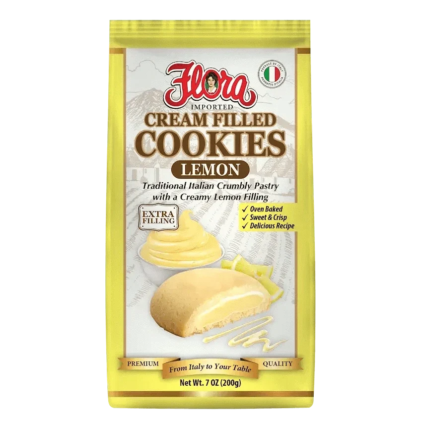 Cream Filled Cookies - Lemon - 7.07 oz