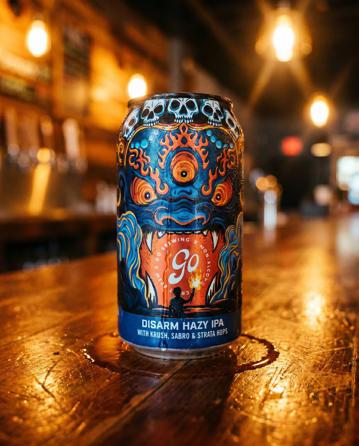 Disarm Hazy IPA – Non-Alcoholic Hazy IPA