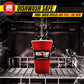 Redcupliving 32oz Reusable Party Cups, Pack of 6, Leakproof & BPA-Free