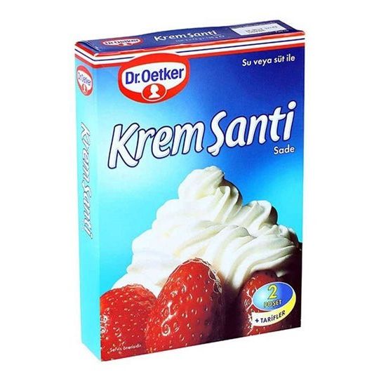Dr.Oetker Plain Whipped Cream – Krem Şanti Sade 150g