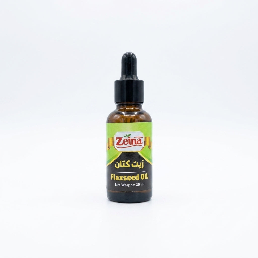 Zeina Flaxseed Oil 30ml - Pure Cold-Pressed Nutritional Supplement
