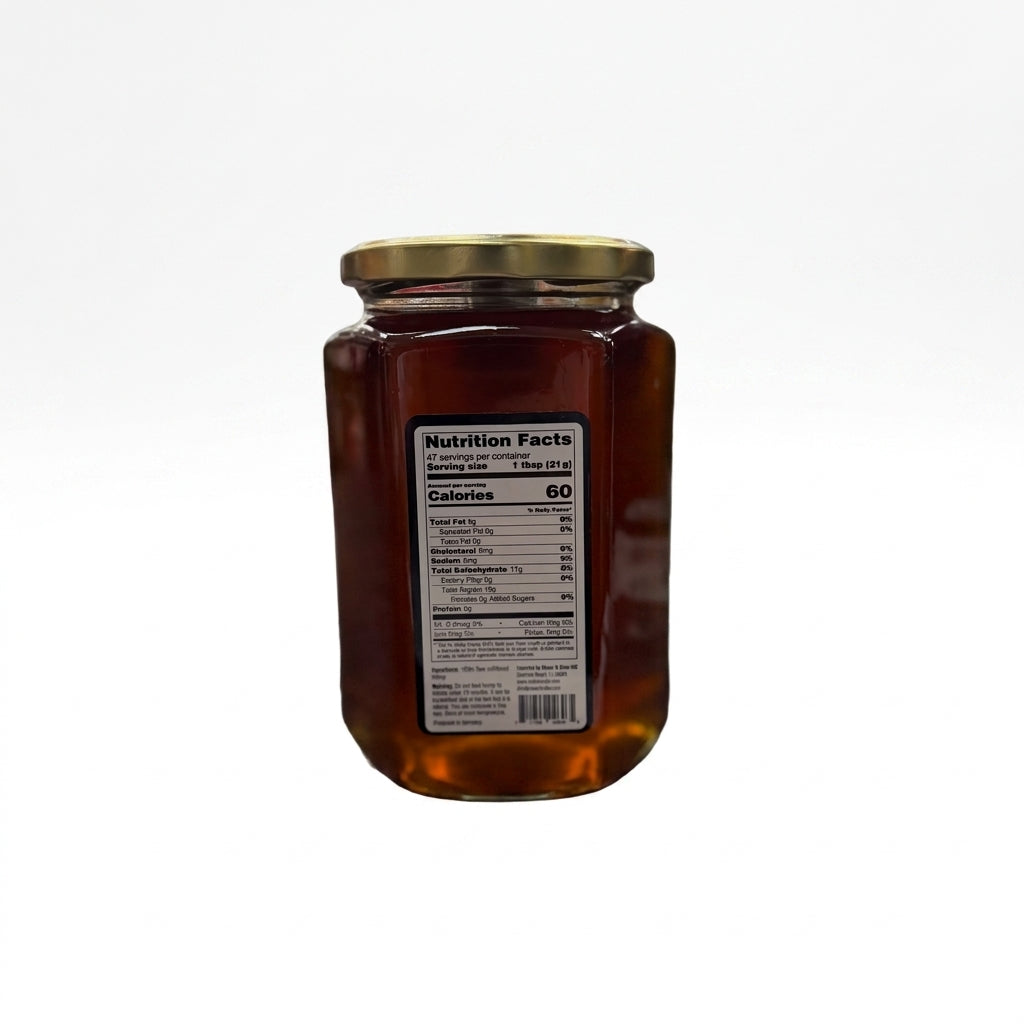 Bär Haus Raw & Unfiltered Honey 1kg - 100% Natural German Honey