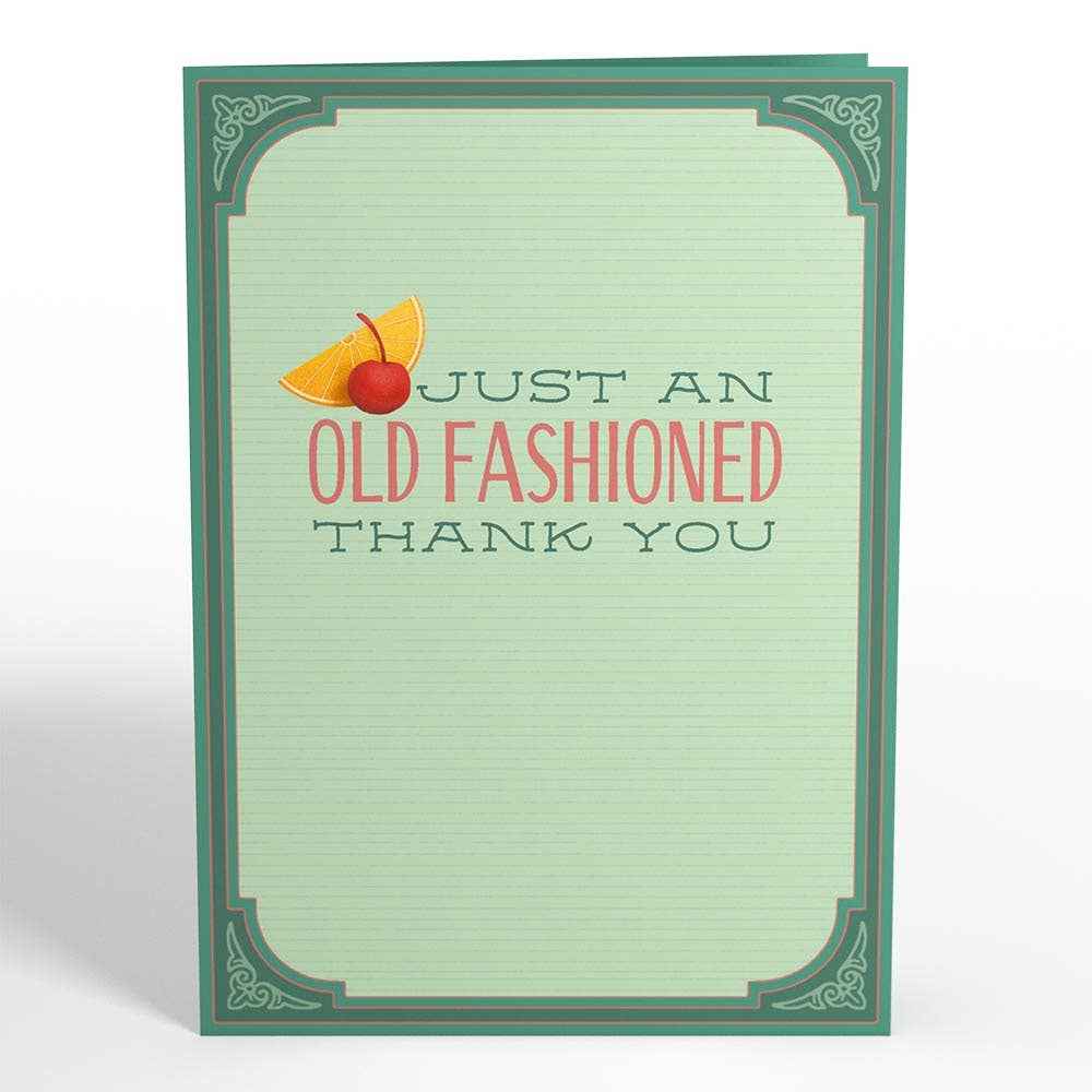 Old Fashioned Thank You 5''x7'' Card