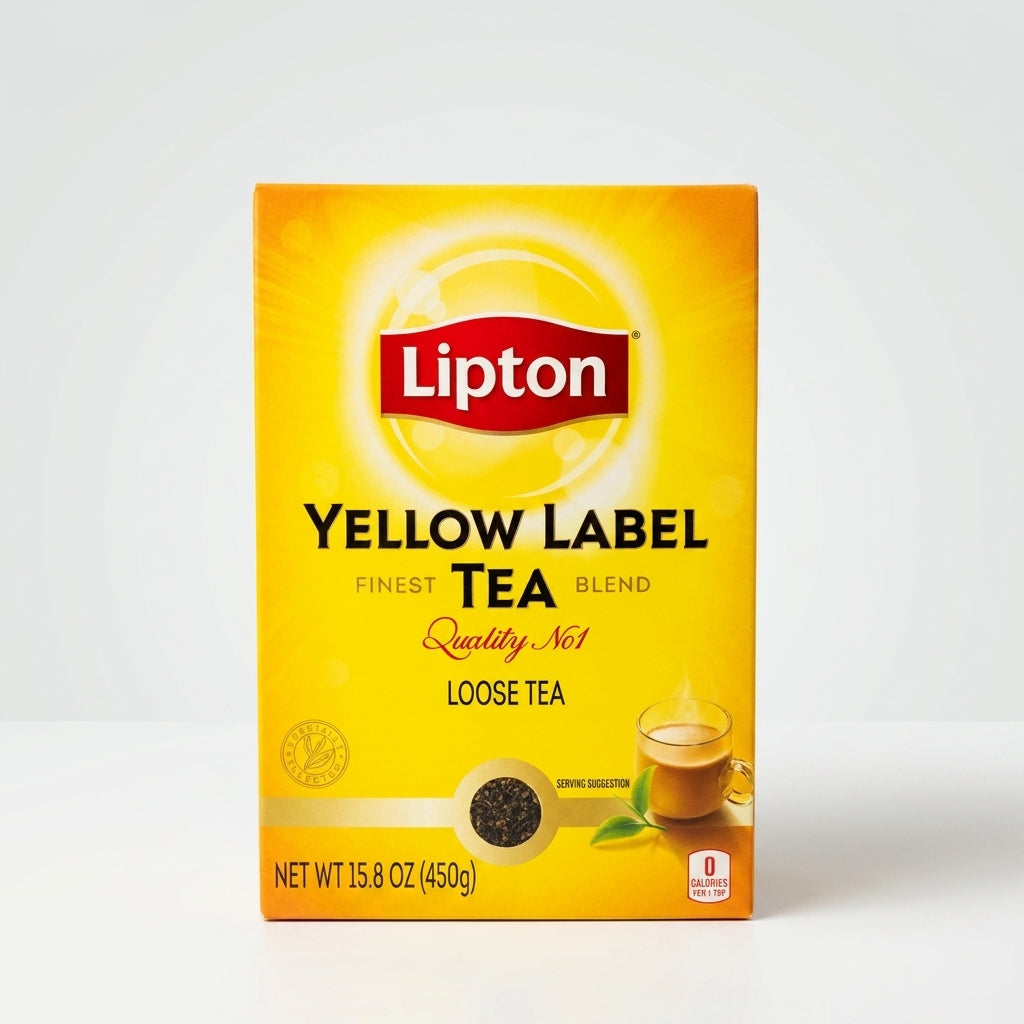 Lipton Yellow Label Loose Tea 15.8 oz - Quality No.1 Black Tea Blend
