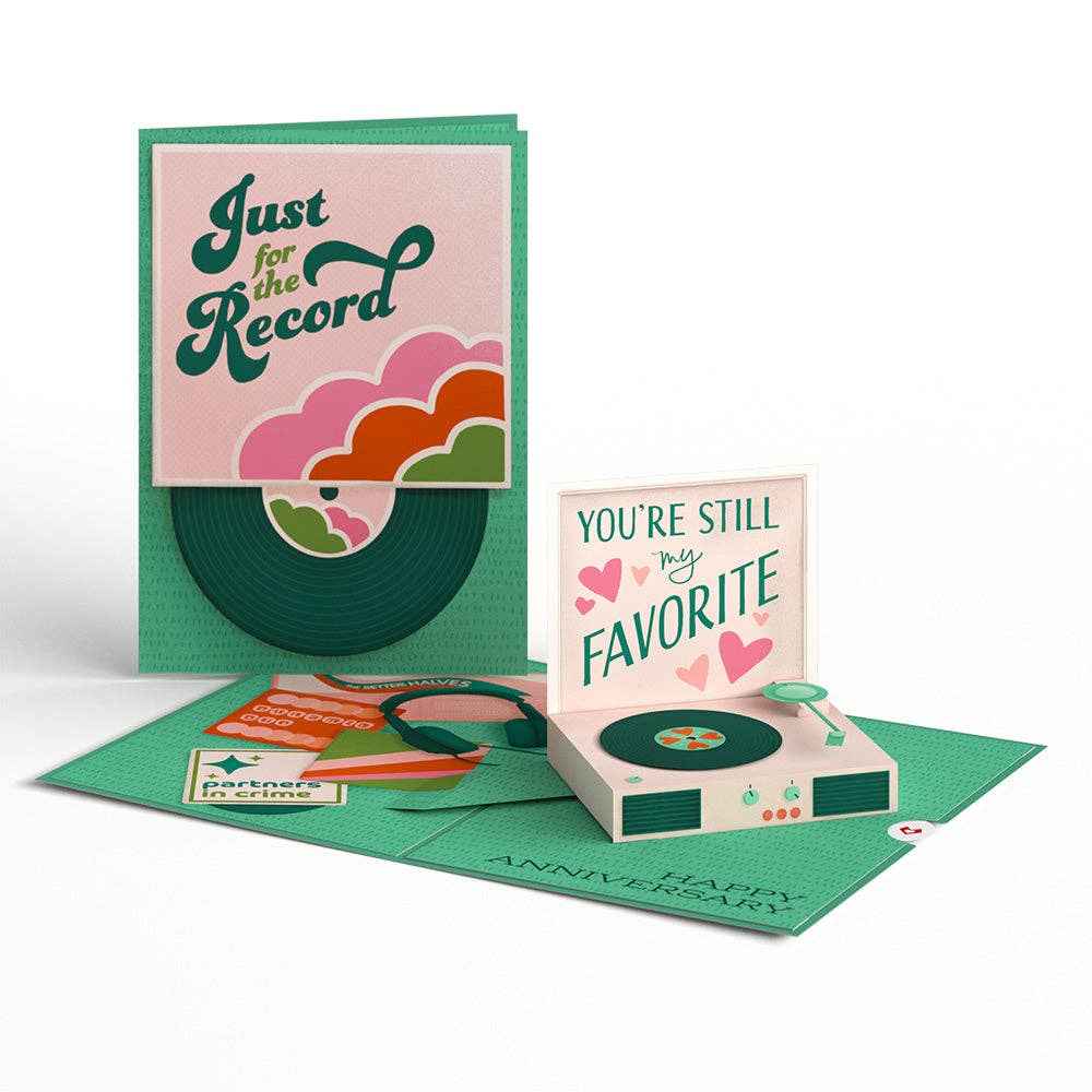 Just for the Record Anniversary 5''x7'' Card
