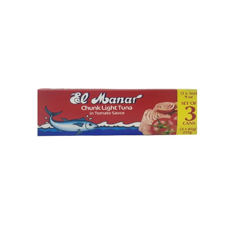 El Manar Chunk Light Tuna with Tomato Sauce 3x85g