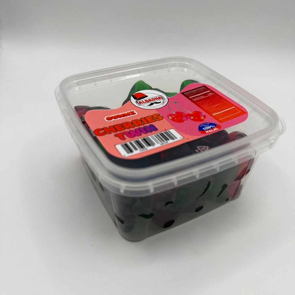 AlBasha Gummz Cherries Twin - Premium Halal Gummy Candy