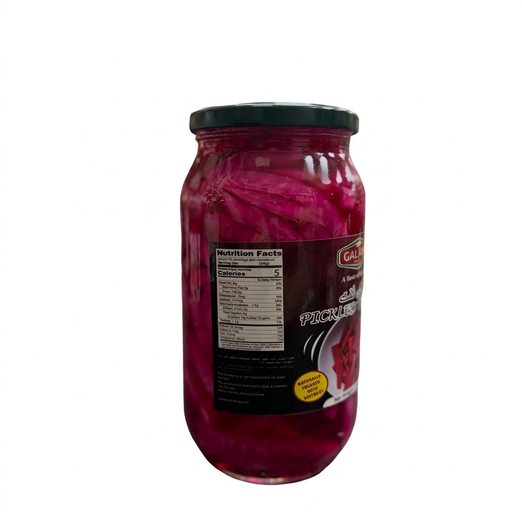 Galaxy Pickled Turnips 35oz - Naturally Colored Middle Eastern Torshi