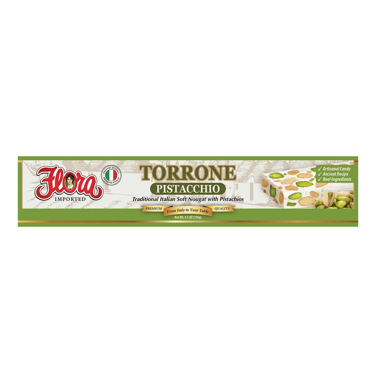 Torrone - Pistachio - 5.53 oz