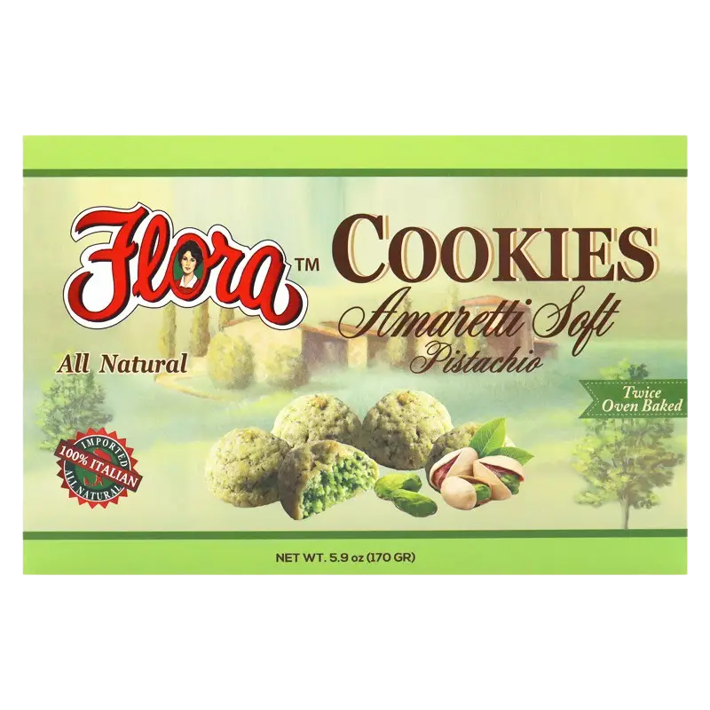Amaretti Soft Cookies - Pistachio