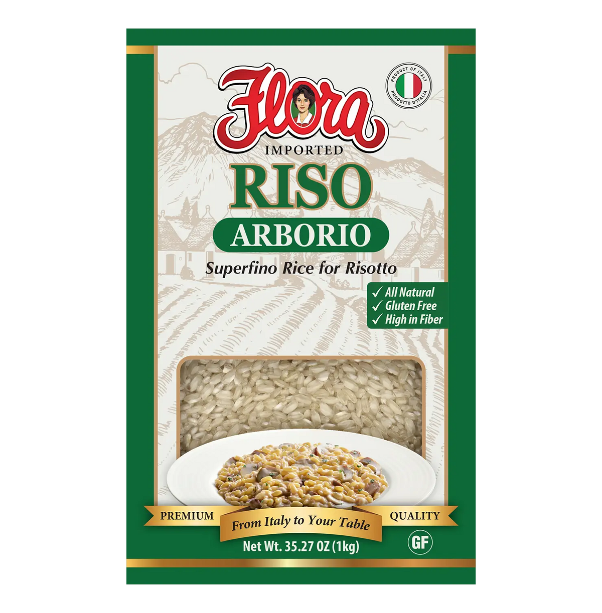 Arborio Rice - Italian Rice for Risotto - 35.27 oz