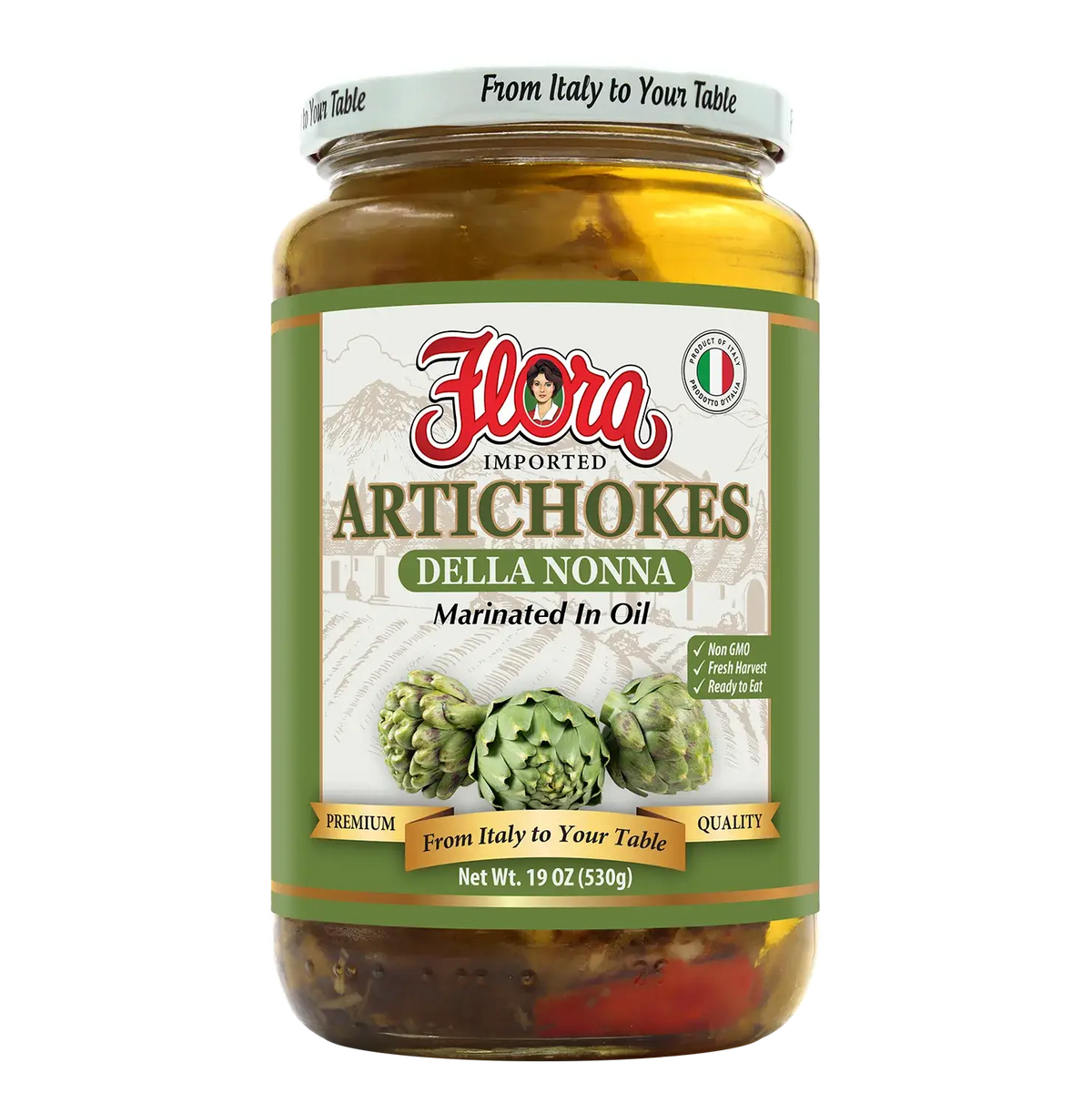 Artichokes Della Nonna - Marinated In Oil - 19 oz