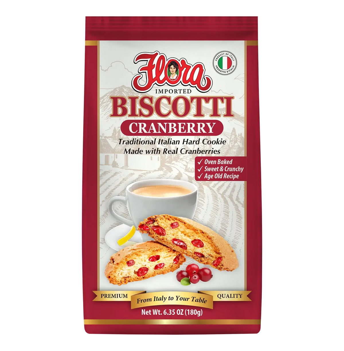 Biscotti - Cranberry - 6.35 oz