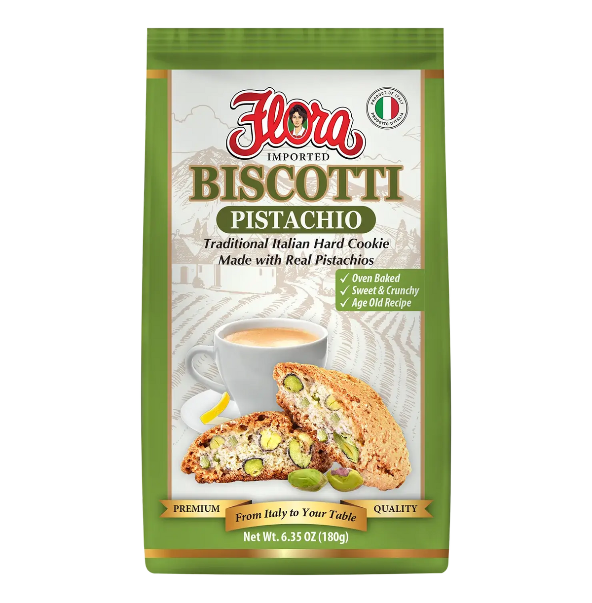 Biscotti - Pistachio - 6.35 oz