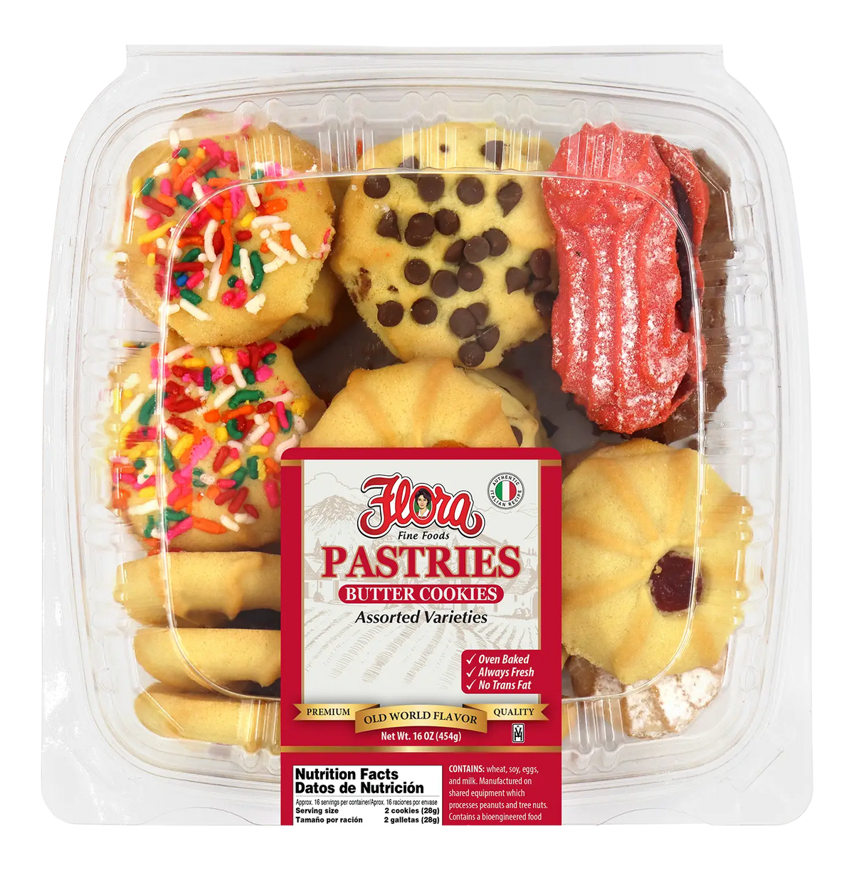 Butter Cookies - Assorted Varieties - 16 oz