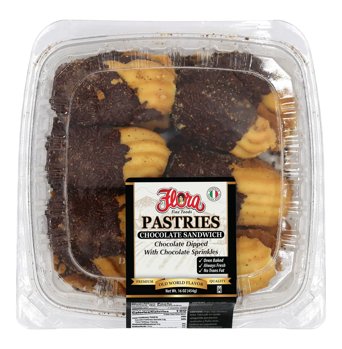 Chocolate Sandwich Cookies - 16 oz