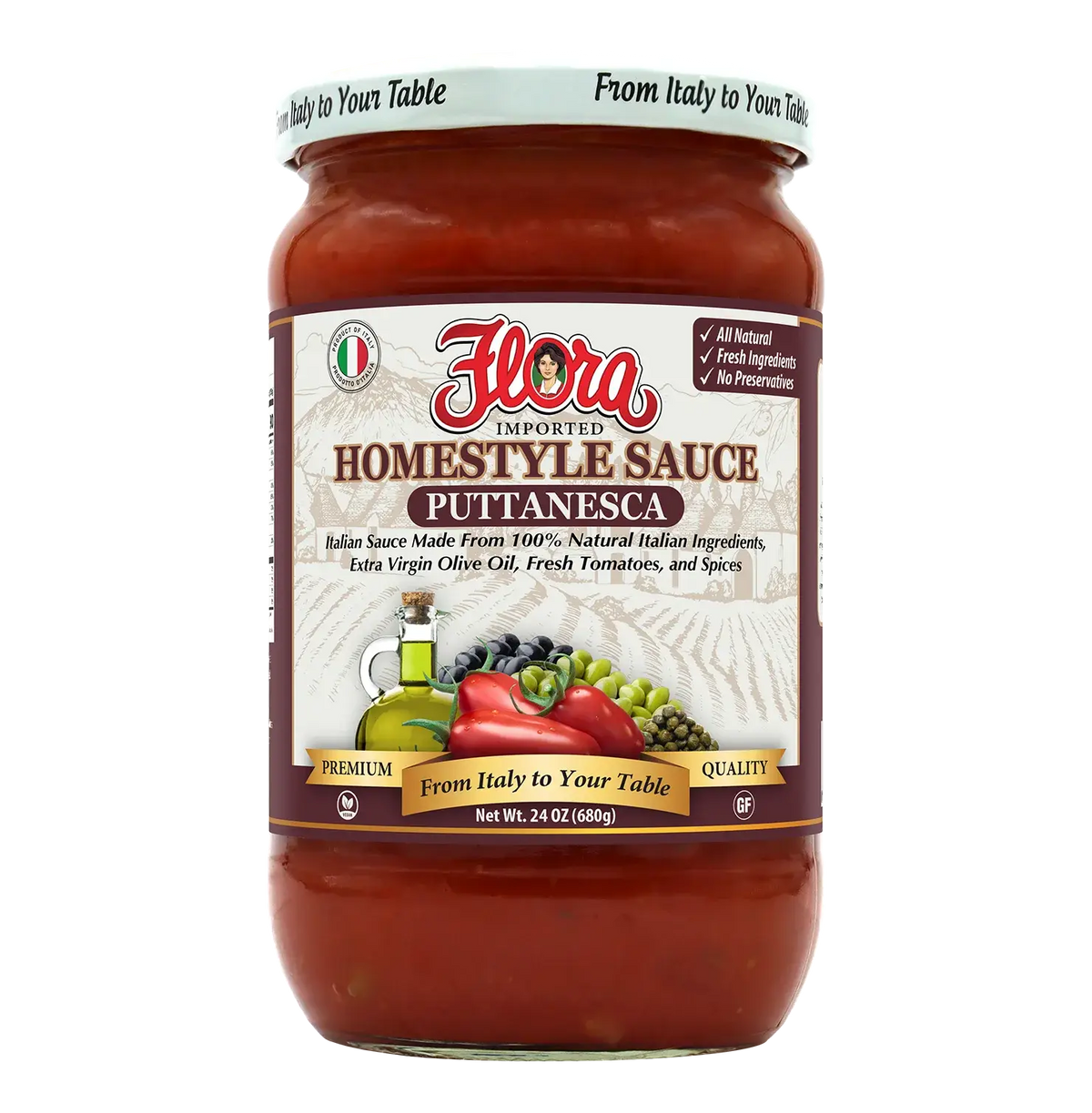 Homestyle Puttanesca Sauce - 24 oz