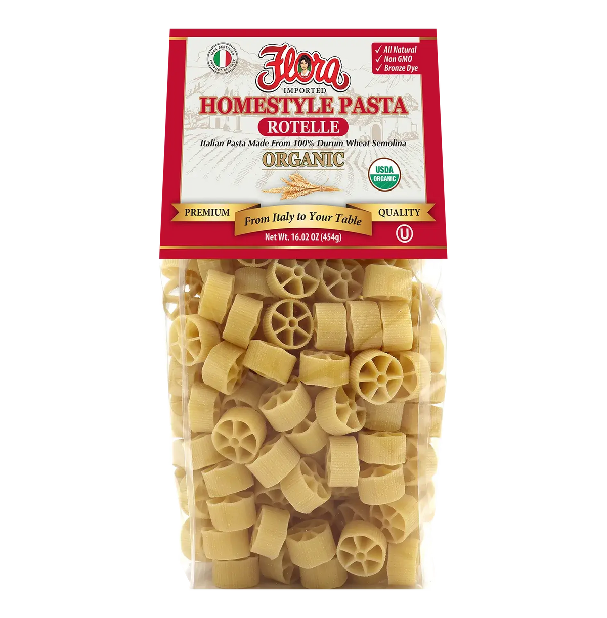 Homestyle Rotelle Pasta - Organic - 16.02 oz