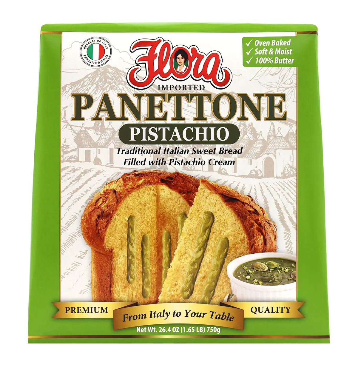 Panettone Pistachio