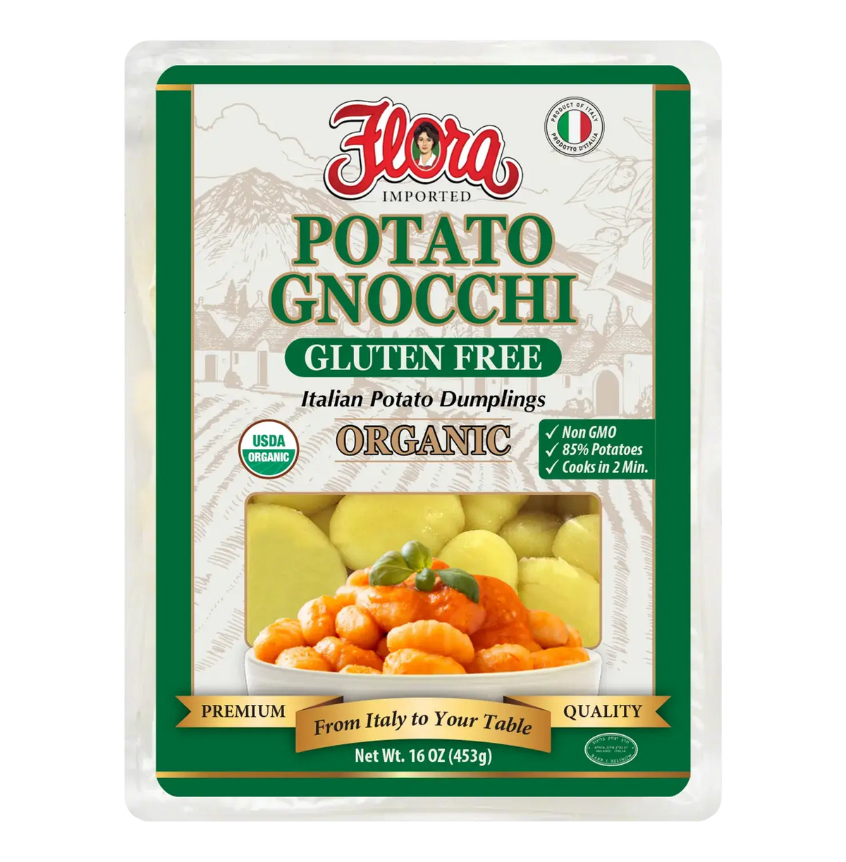 Potato Gnocchi - Gluten Free Organic - 16 oz