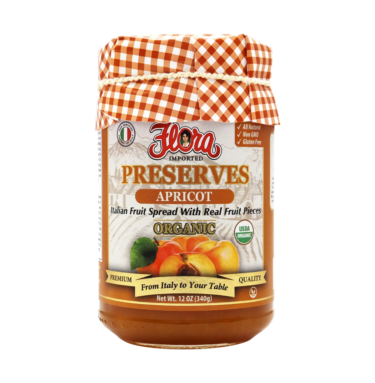 Preserves - Apricot Organic - 12 oz