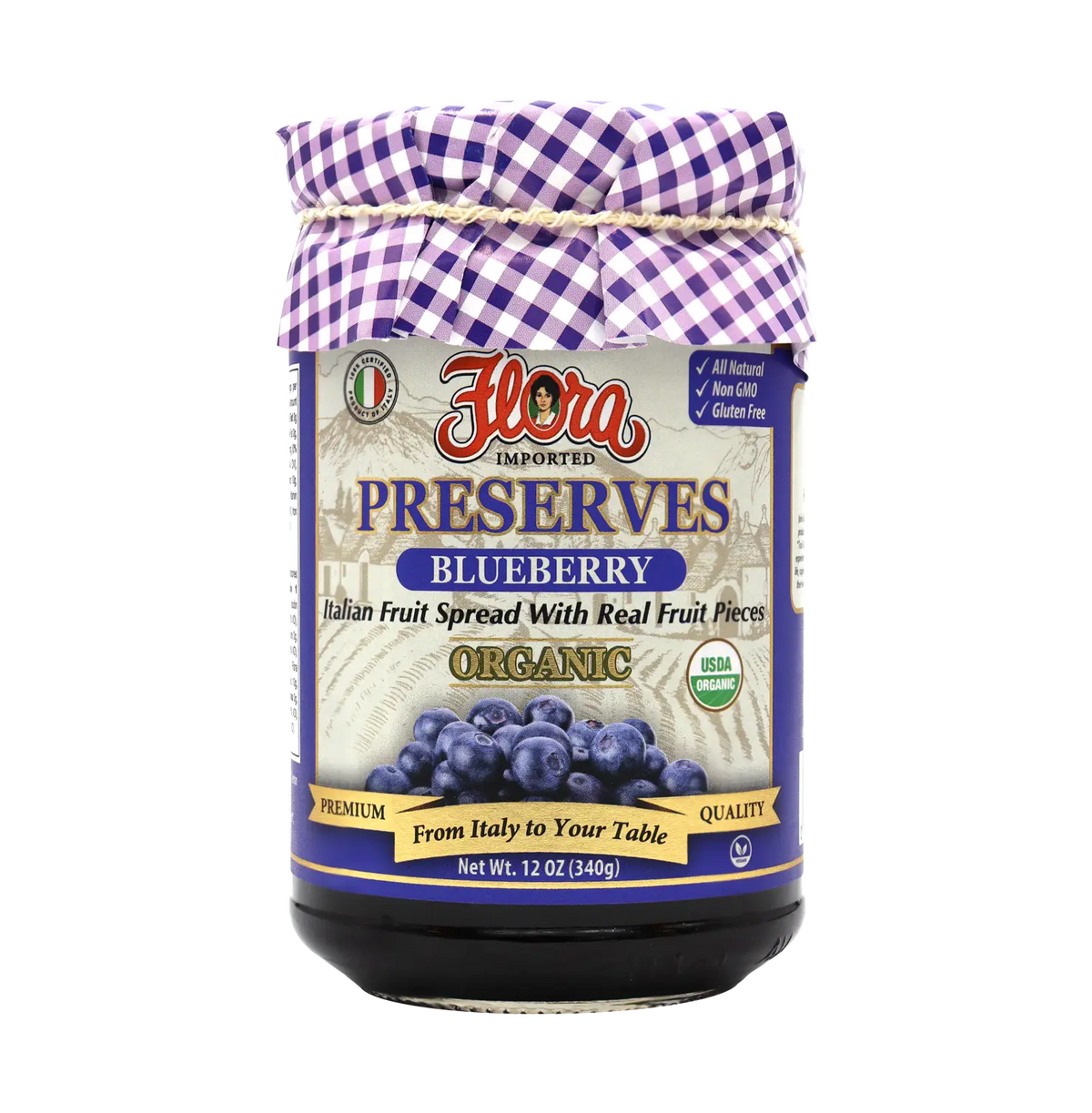 Preserves - Blueberry Organic - 12 oz