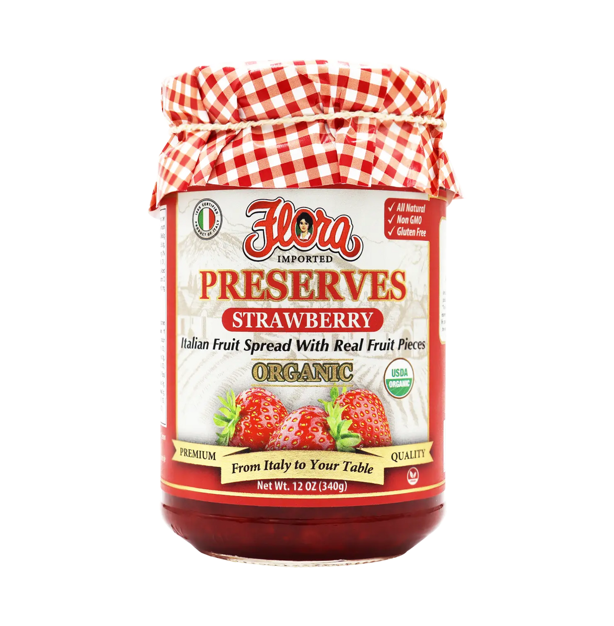 Preserves - Strawberry Organic - 12 oz