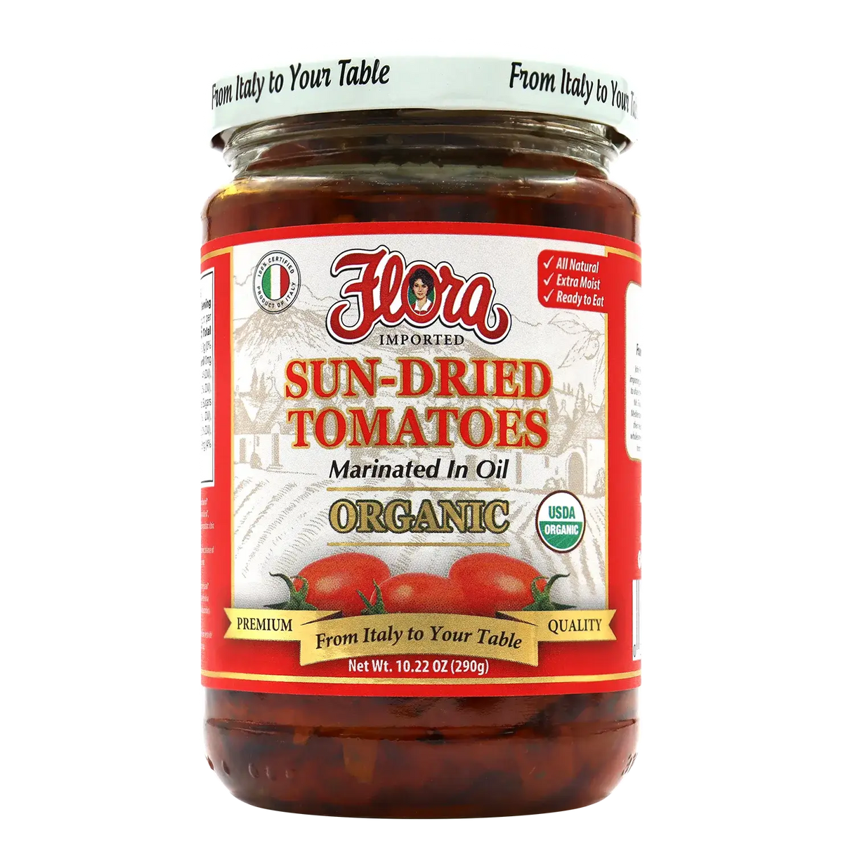 Sun-Dried Tomatoes - Marinated In Oil Organic - 10.22 oz