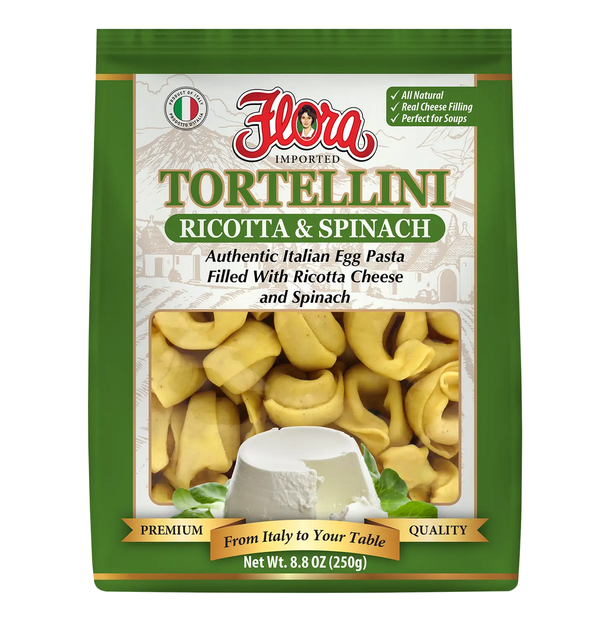 Tortellini - Ricotta & Spinach - 8.8 oz