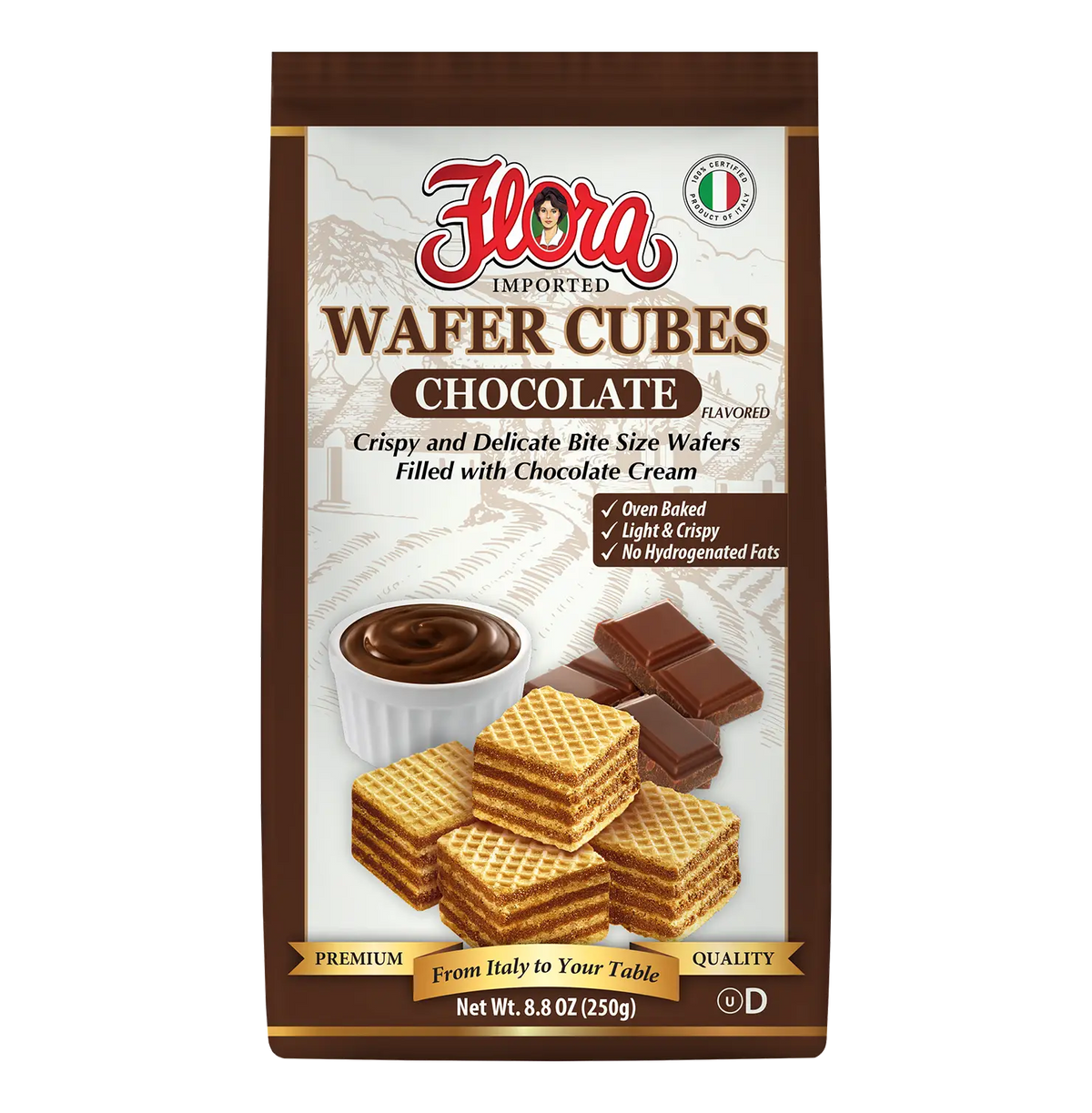 Wafer Cubes - Chocolate - 8.8 oz